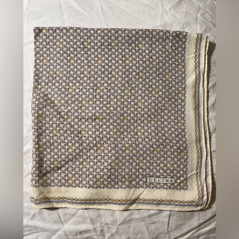 Vintage Celine handkerchief